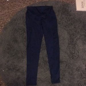 Navy blue leggings